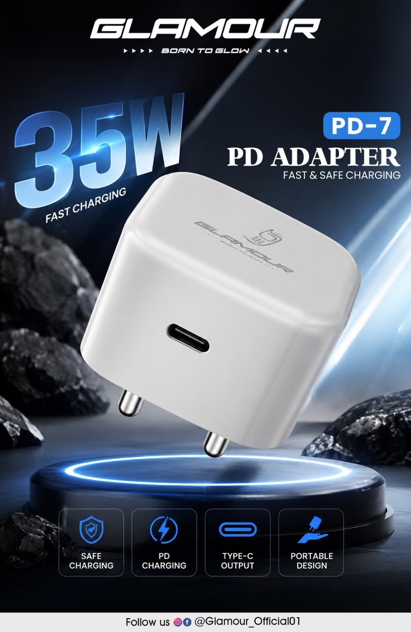 35 Glamour PD-7 35W Fast Charging Adapter - Image 1