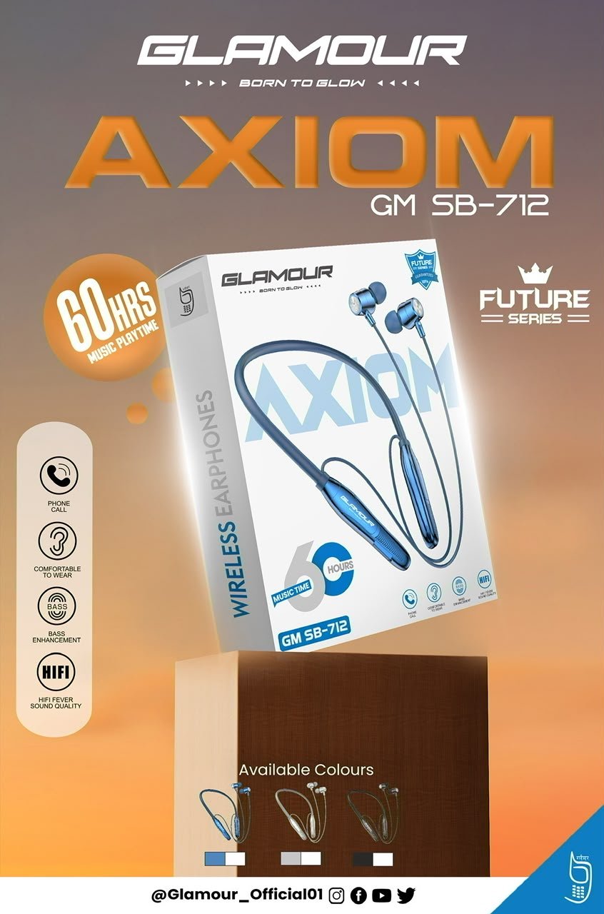 9 Glamour Axiom GM SB-712 Wireless Neckband - Image 1